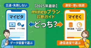 mineo プラン マイピタ マイそく
